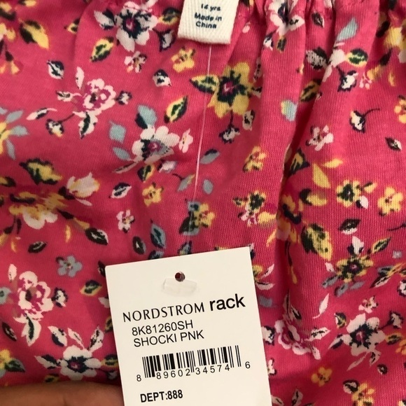 Cloud Chaser Nordstrom Pink Floral Top L 14 - Picture 5 of 7